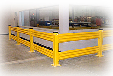 "Save"ty Yellow Stand Guard™ Guard Rail